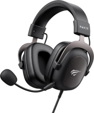 Havit Headphone Fone de Ouvido H2002d, Gamer, com Microfone, Falante 53mm, Plug 3, 5mm: compatível com XBOX ONE e PS4, HAVIT, HV-H2002d