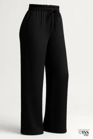 Calça Feminina Alfaiataria Wide Leg Social Pantalona