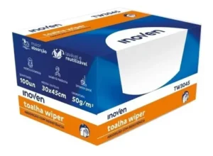 Pano Descartável Inoven Celulose Polipropileno 30x45cm 100u